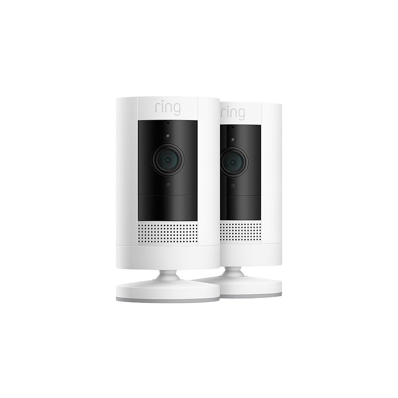 Foto van Ring stick up cam battery 2 pack ip-camera wit