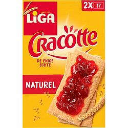 Foto van Liga cracotte crackers naturel 250g bij jumbo