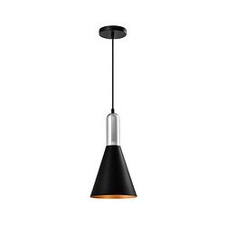 Foto van Quvio hanglamp langwerpig zwart - quv5119l-black