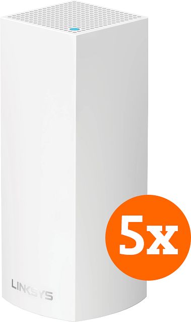 Foto van Linksys velop tri-band mesh wifi (5-pack wit)