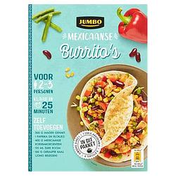 Foto van Jumbo burrito'ss pakket