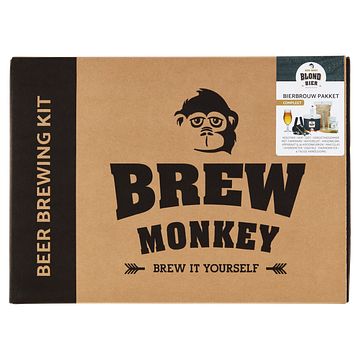Foto van Brew monkey bierbrouwpakket blond compleet bij jumbo