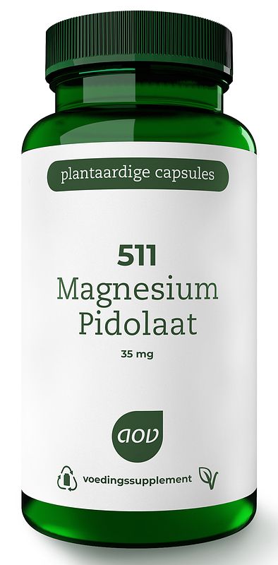 Foto van Aov 511 magnesium pidolaat 35mg vegacaps