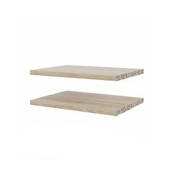 Foto van Base wandkast 2 losse legplanken 37x26,5, eiken decor.