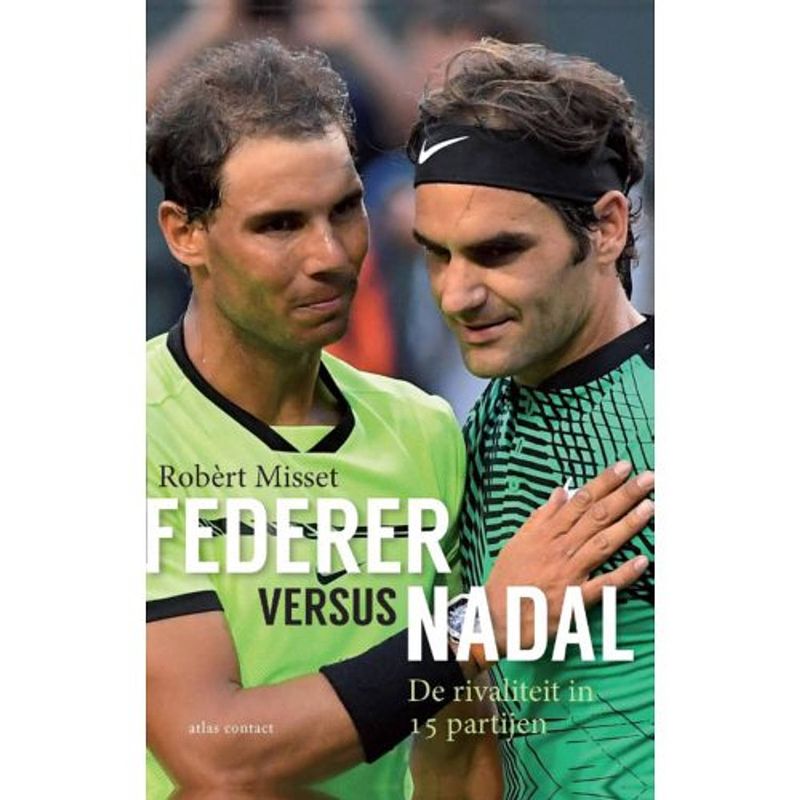 Foto van Federer versus nadal
