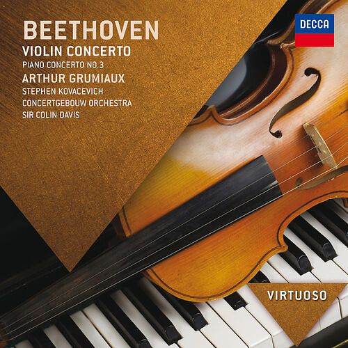 Foto van Beethoven: violin concerto/piano concerto no.3 - cd (0028947840275)