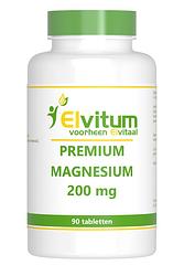 Foto van Elvitum premium magnesium 200mg tabletten
