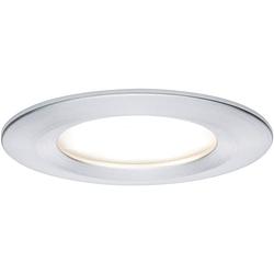 Foto van Paulmann coin slim led-inbouwlamp voor badkamer 6.8 w ip44 aluminium (gedraaid)