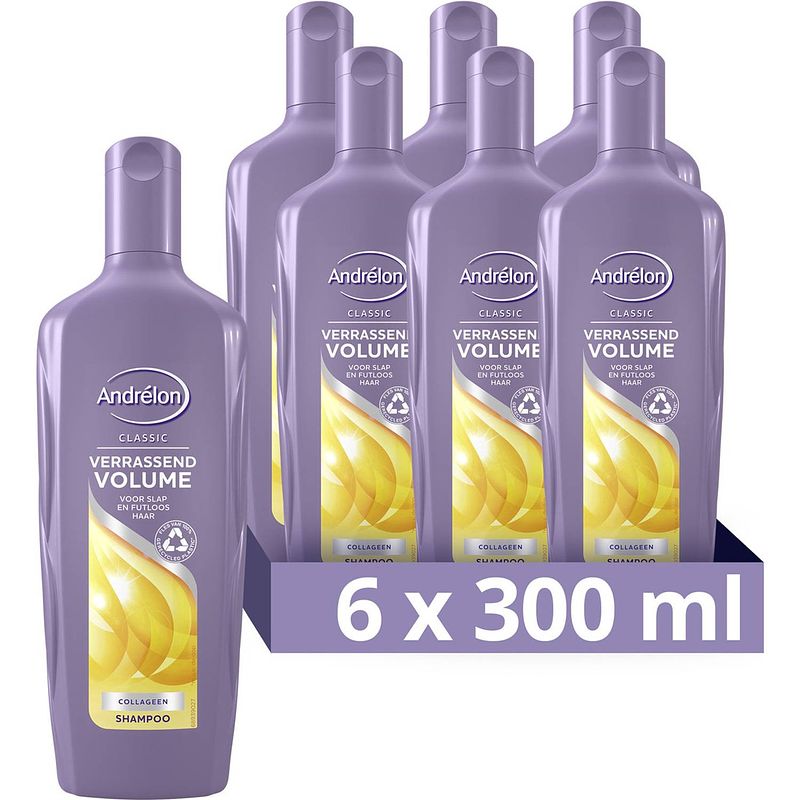 Foto van Classic verrassend volume shampoo - 6x 300ml voordeelverpakking