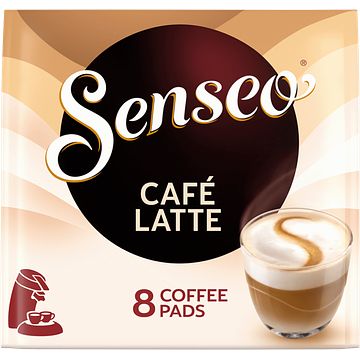 Foto van Senseo cafe latte koffiepads 8 stuks bij jumbo