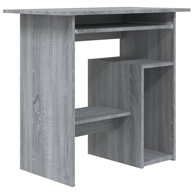 Foto van The living store bureau sonoma eiken - 80 x 45 x 74 cm - praktisch - sterk en stijlvol