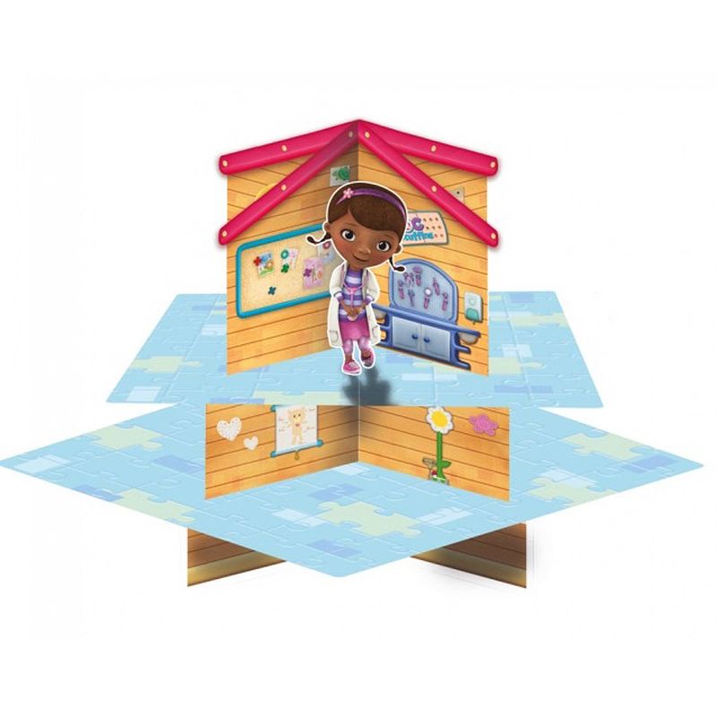 Foto van Procos cupcake etagère doc mcstuffins 30 cm karton blauw