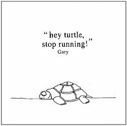 Foto van Hey turtle, stop running! - cd (9006472019794)