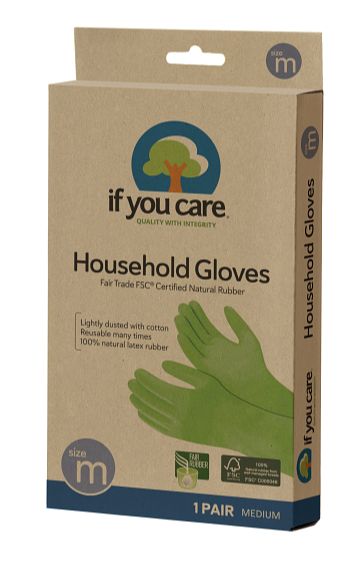 Foto van If you care huishoudhandschoenen m