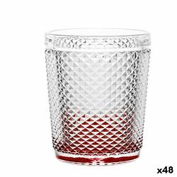 Foto van Glas rood transparant glas 300 ml (48 stuks)