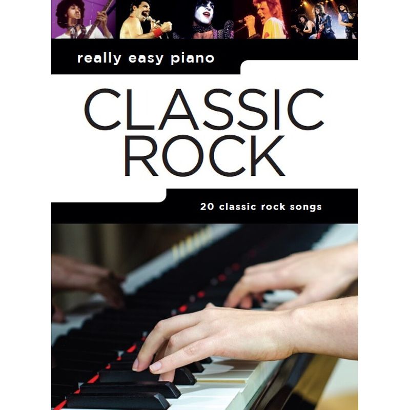 Foto van Wise publications really easy piano: classic rock pianoboek