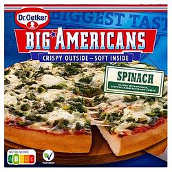 Foto van Dr. oetker big americans pizza spinazie 470g bij jumbo