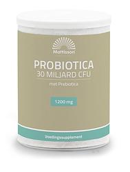 Foto van Mattisson healthstyle probiotica 30 miljard cfu 1200mg poeder