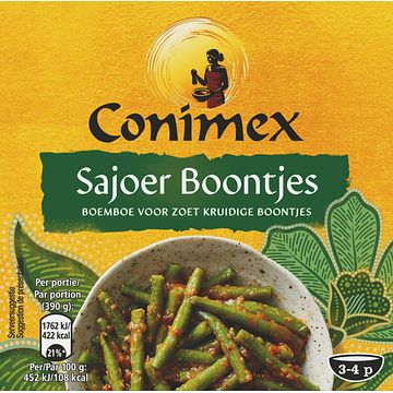 Foto van Conimex boemboe sajoer boontjes 95g bij jumbo