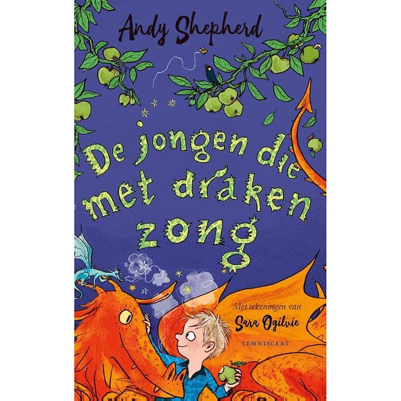 Foto van De jongen die met draken zong