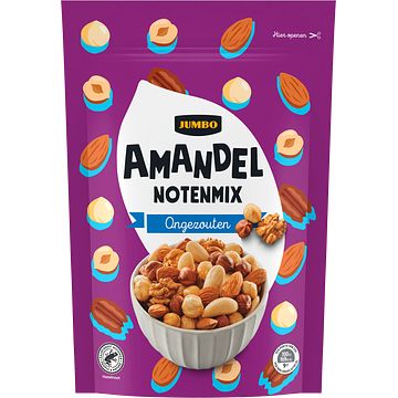 Foto van Jumbo amandel notenmix ongezouten 200g