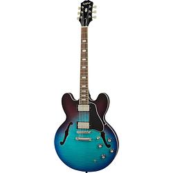 Foto van Epiphone es-335 figured blueberry burst semi-akoestische gitaar