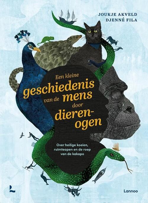 Foto van Een kleine geschiedenis van de mens door dierenogen - joukje akveld - hardcover (9789401486880)