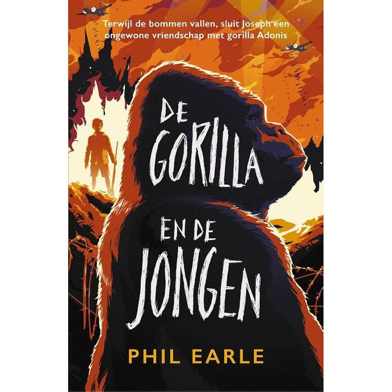 Foto van De gorilla en de jongen