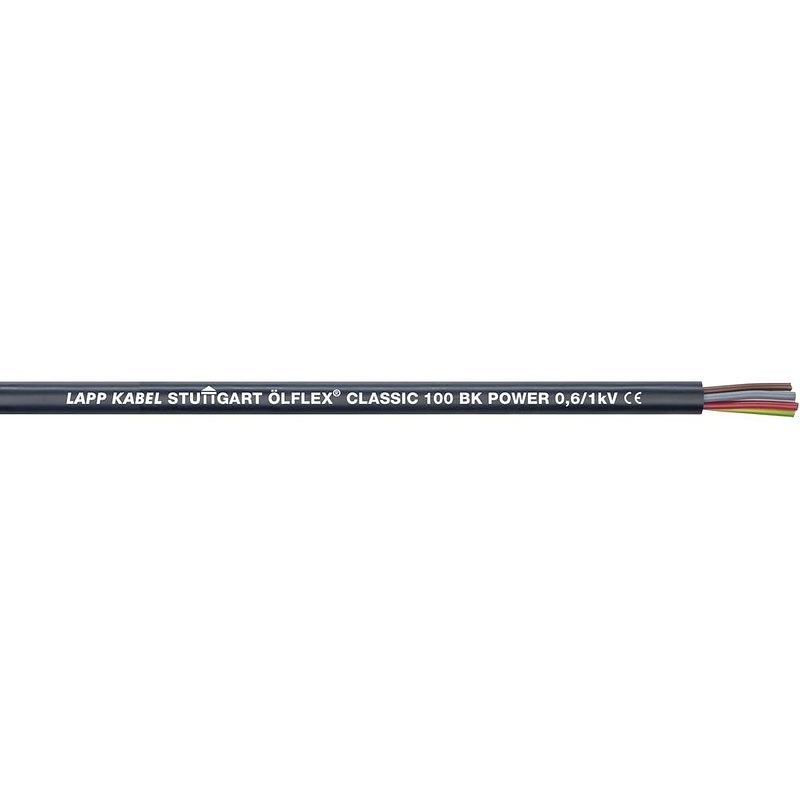 Foto van Lapp ölflex® classic 100 bk power stuurstroomkabel 3 g 2.50 mm² zwart 1120469-100 100 m