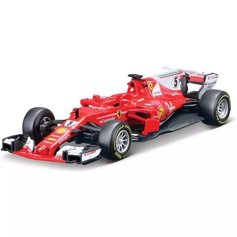 Foto van Bburago 1/43 ferrari f1 sebastian vettel