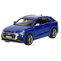 Foto van Modelauto audi sq8 blauw schaal 1:32/15 x 7 x 5 cm - speelgoed auto's