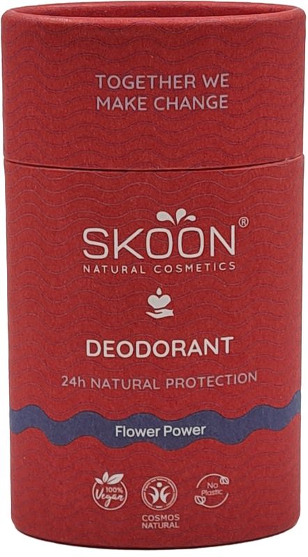 Foto van Skoon deodorant flower power