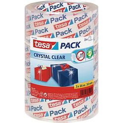 Foto van Tesa ultra strong 57831-00000-01 pakband tesapack helder (l x b) 66 m x 50 mm 3 stuk(s)