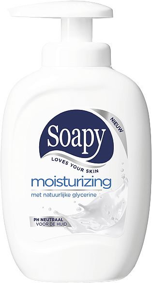 Foto van Soapy vloeibare zeep moisturizing pomp