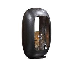Foto van Giga meubel - tafellamp - zwart nikkel - xl - lamp arch