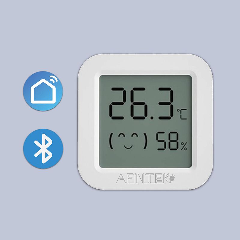 Foto van Afintek smart life mini bluetooth thermometer & hygrometer - inclusief batterij