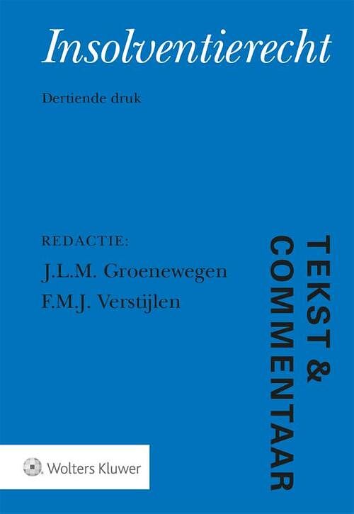 Foto van Insolventierecht - hardcover (9789013166453)