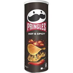 Foto van Pringles hot & spicy chips 165g bij jumbo