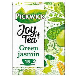 Foto van Pickwick joy of tea green jasmin groene thee 15 stuks bij jumbo