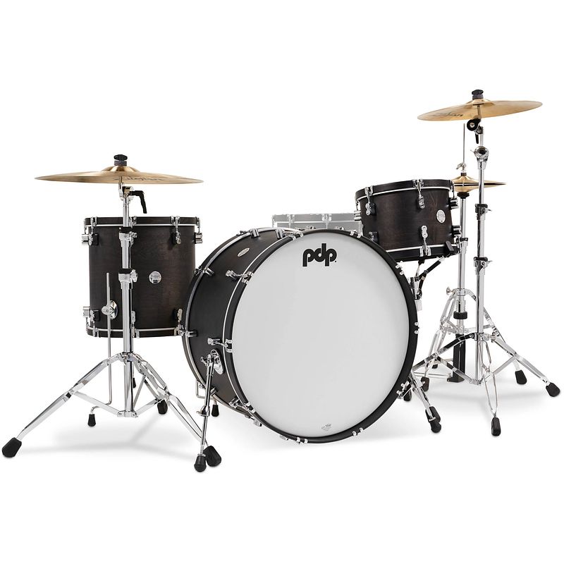 Foto van Pdp drums pdcc2613ee concept classic ebony stain 3d. shellset