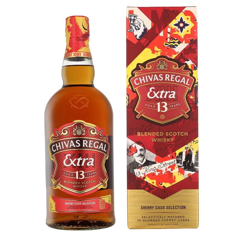 Foto van Chivas regal 13 extra oloroso sherry cask 1ltr whisky