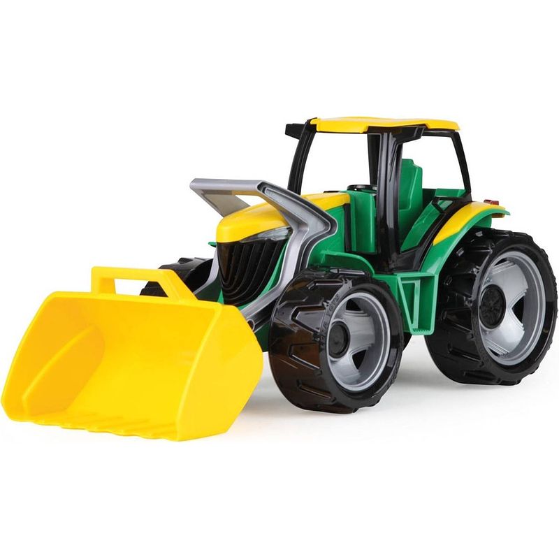 Foto van Lena tractor met voorlader jongens 62 x 22 cm groen/geel