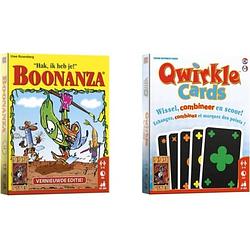 Foto van Spellenbundel - kaartspellen - 2 stuks - boonanza & qwirkle kaartspel