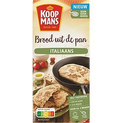 Foto van Koopmans brood uit de pan italiaans flatbread bakmix bij jumbo