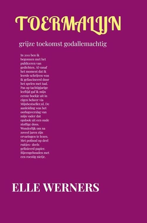 Foto van Toermalijn - elle werners - paperback (9789464856804)