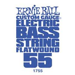 Foto van Ernie ball 1755 flatwound .055 snaar voor elektrische basgitaar