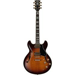 Foto van Yamaha sa2200 bs brown sunburst semi-akoestische gitaar