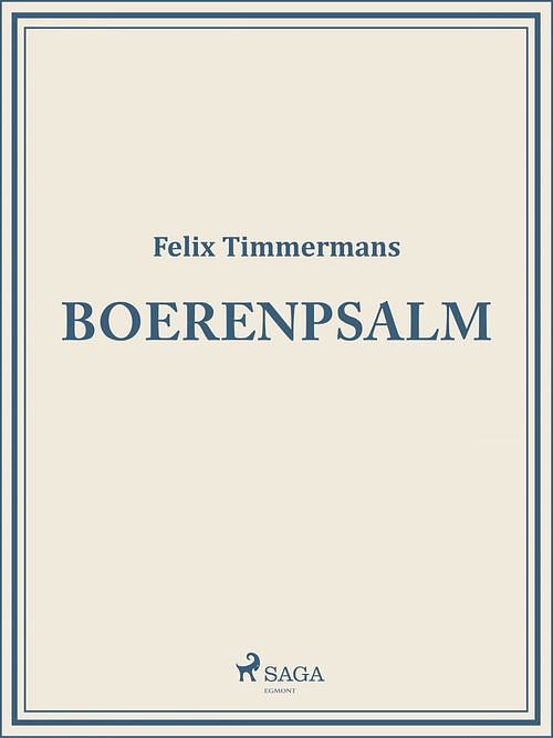 Foto van Boerenpsalm - felix timmermans - ebook