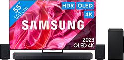 Foto van Samsung qd oled 55s90c (2023) + soundbar