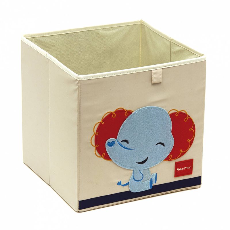 Foto van Fisher-price opbergbox olifant 36 liter wit